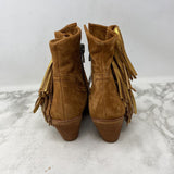 SAM EDELMAN WOMEN'S BOOTS camel 6.5