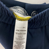 JOE FRESH WOMEN'S PANTS navy yellow white mix 6