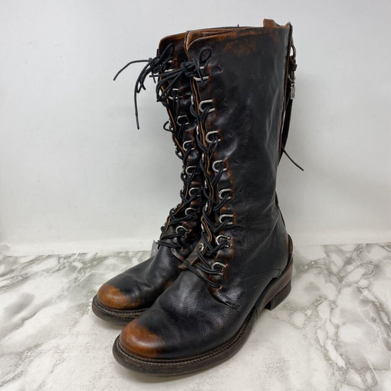 AS98 WOMEN'S BOOTS black tan 41