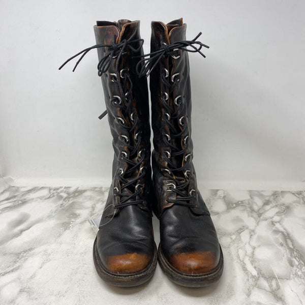 AS98 WOMEN'S BOOTS black tan 41