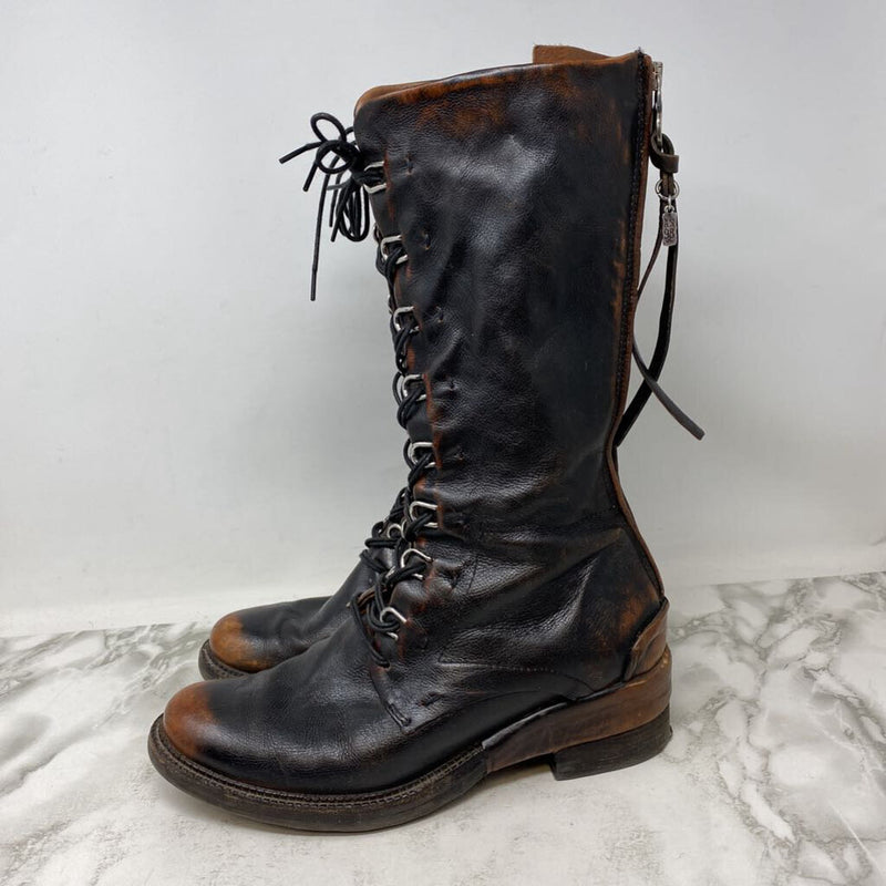 AS98 WOMEN'S BOOTS black tan 41