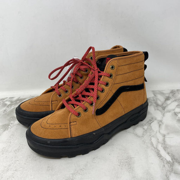 VANS WOMEN'S BOOTS tan black 8.5