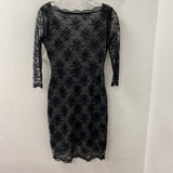 WOMEN'S DRESS black charcoal mix S