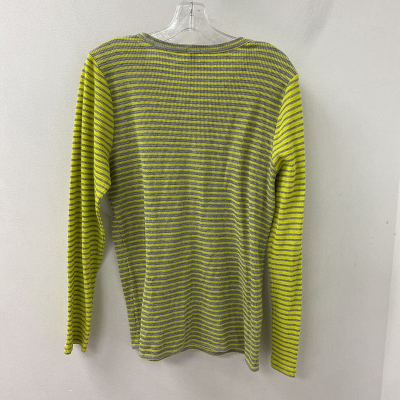 J CREW WOMEN'S TOP grey neon XL