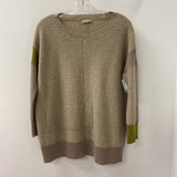 WOMEN'S SWEATER beige lime S