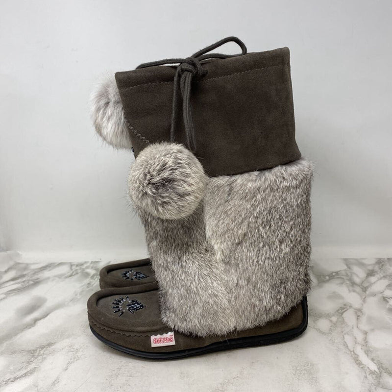 SOFTMOC WOMEN'S BOOTS WINTER brown grey 7