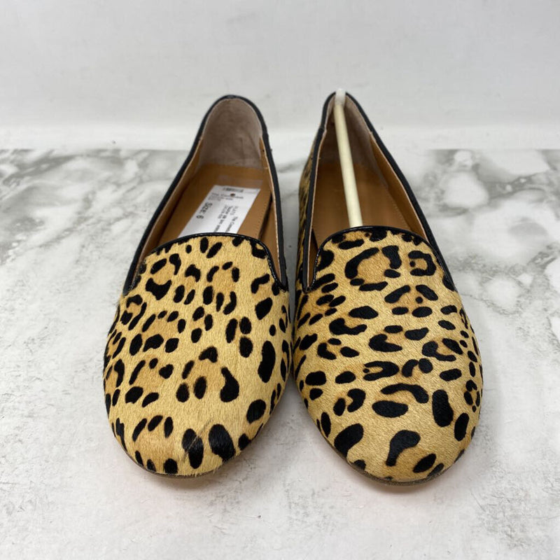 J CREW WOMEN'S FLATS animal print 6