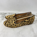 J CREW WOMEN'S FLATS animal print 6