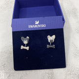 SWAROVSKI WOMEN'S EARRINGS black white