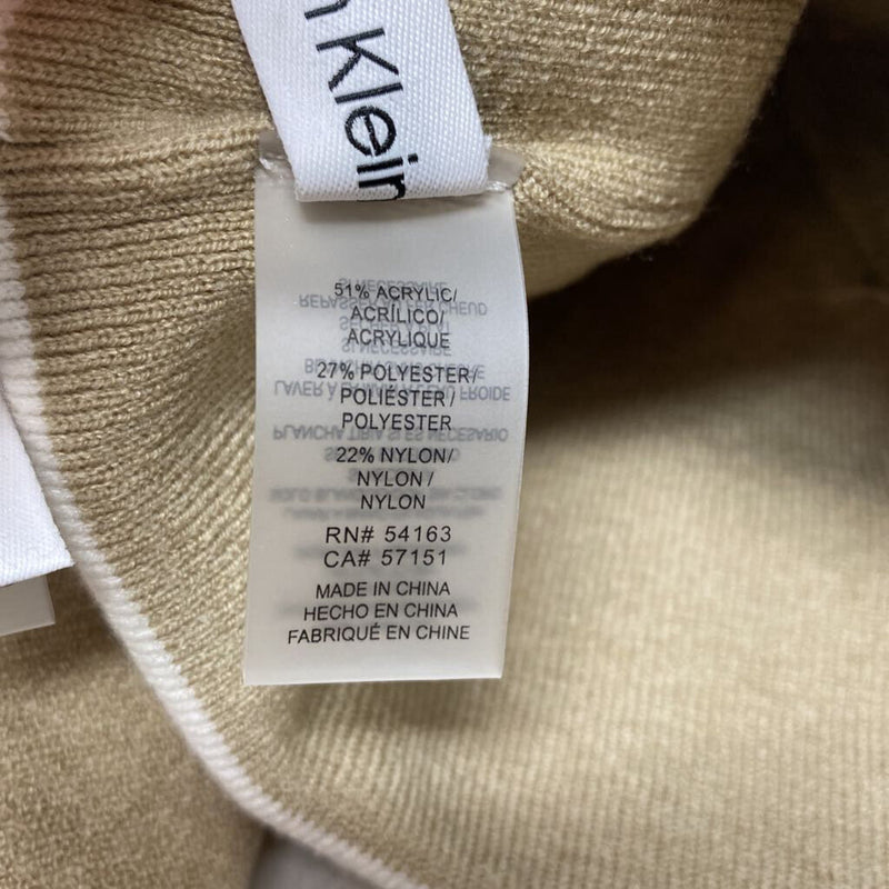 CALVIN KLEIN WOMEN'S HAT beige white