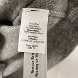 J CREW WOMEN'S SWEATER grey cream XS