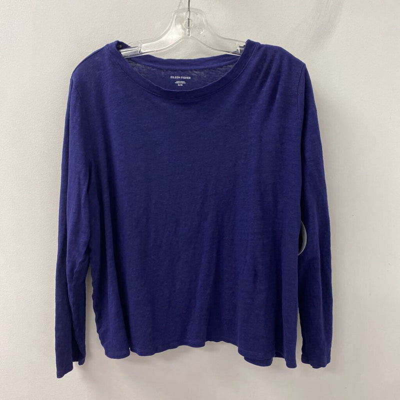 EILEEN FISHER WOMEN'S TOP purple XL