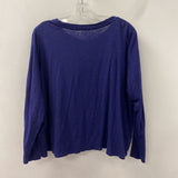 EILEEN FISHER WOMEN'S TOP purple XL