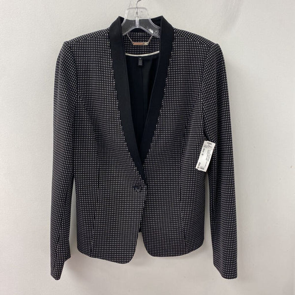 White House Black Market WOMEN'S BLAZER/JACKET black white 10