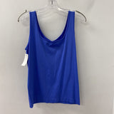 White House Black Market WOMEN'S TANK/CAMI periwinkle blue L