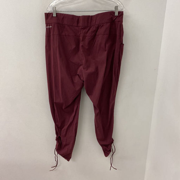 WOMEN'S PLUS BOTTOM burgundy 1X