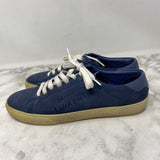 SAINT LAURENT PARIS WOMEN'S SNEAKERS navy beige 39