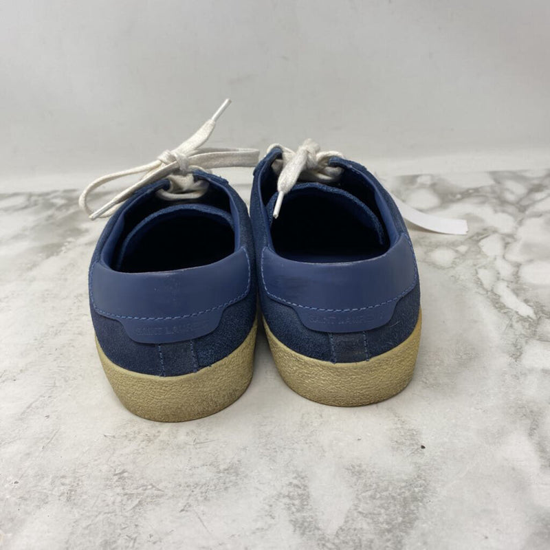 SAINT LAURENT PARIS WOMEN'S SNEAKERS navy beige 39