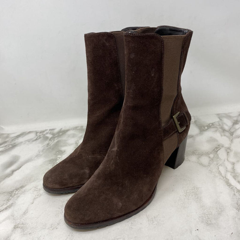 COLE HAAN WOMEN'S BOOTS brown 8.5