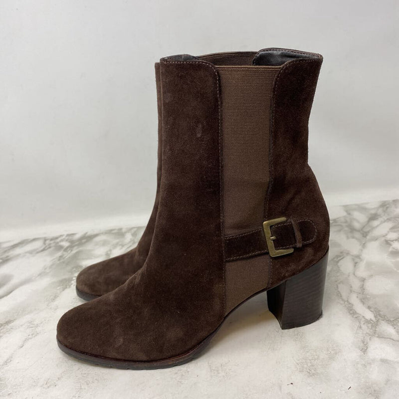 COLE HAAN WOMEN'S BOOTS brown 8.5