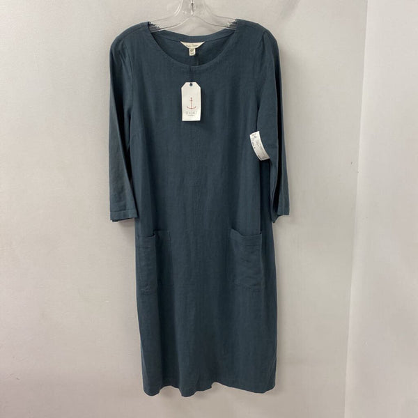 SEASALT CORNWALL WOMEN'S DRESS dusty teal 8