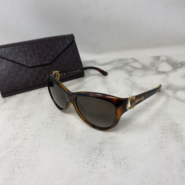 GUCCI WOMEN'S SUNGLASSES tortoise