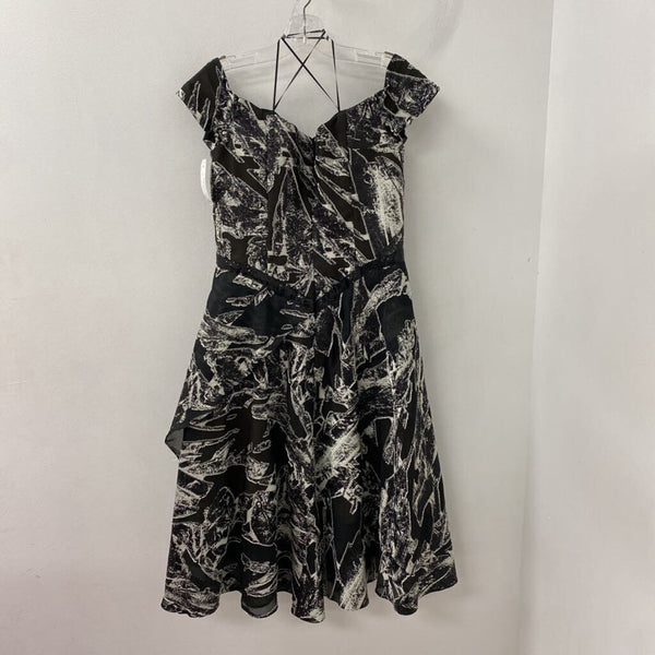 WOMEN'S PARTY DRESS black cream 8