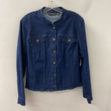 NINA LEONARD WOMEN'S DENIM JACKET blue XL