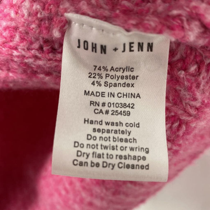 JOHN + JENN WOMEN'S SWEATER pink S