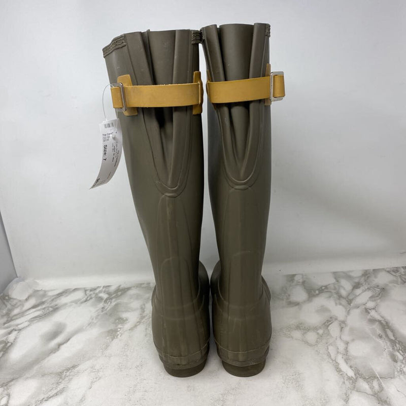 HUNTER WOMEN'S RAIN BOOTS olive 7