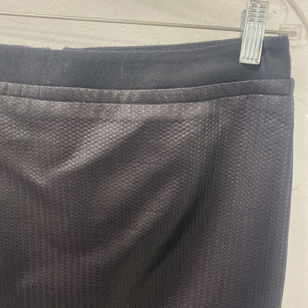 VERA WANG WOMEN'S SKIRT black gunmetal mix 8/10