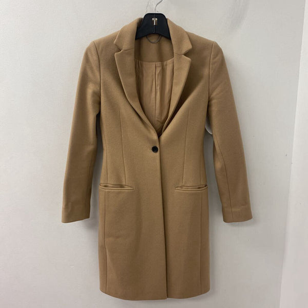 ALL SAINTS WOMEN'S COAT tan XS/00