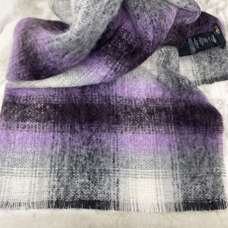 MAJE WOMEN'S SCARF/SHAWL grey purple