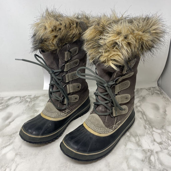 SOREL WOMEN'S BOOTS WINTER grey 8