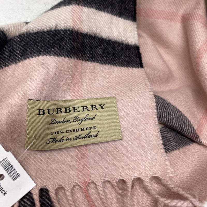 BURBERRY WOMEN'S SCARF/SHAWL pink black