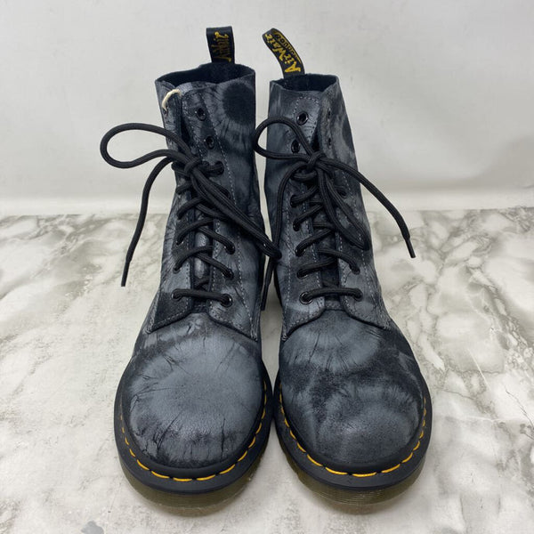 DR. MARTENS WOMEN'S BOOTS grey black 10