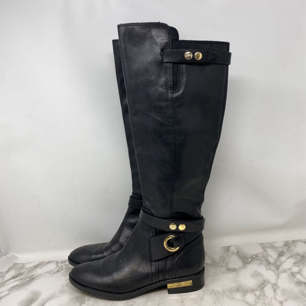 VINCE CAMUTO WOMEN'S BOOTS black gold 6