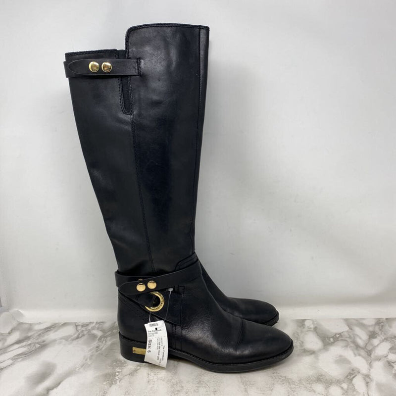 VINCE CAMUTO WOMEN'S BOOTS black gold 6