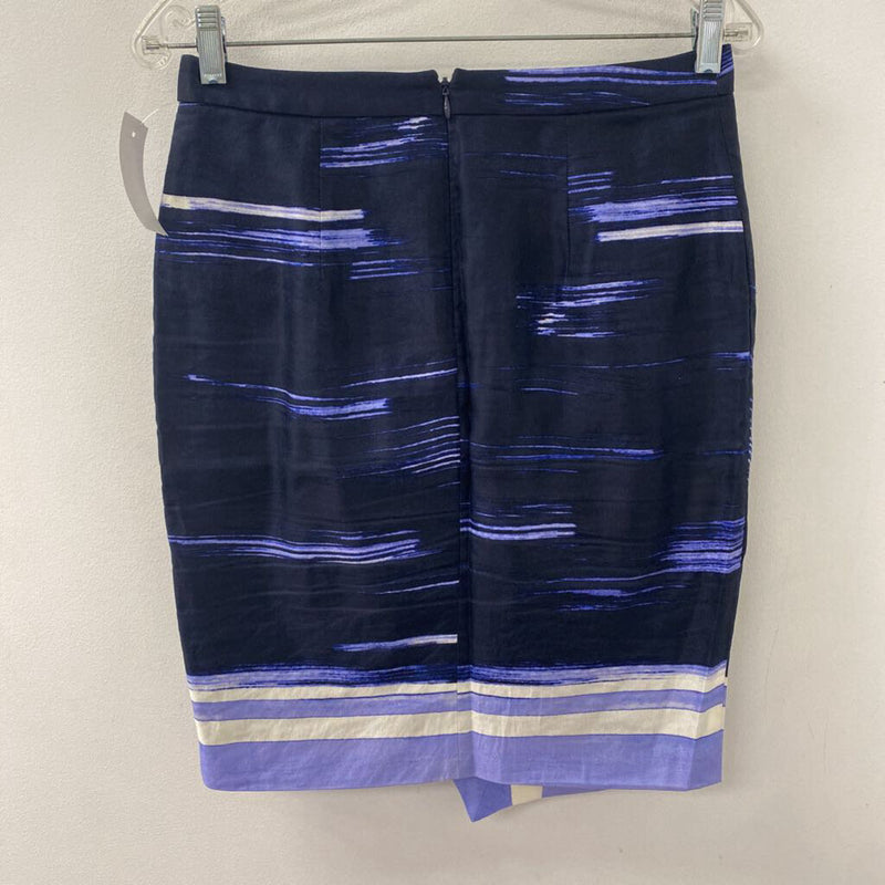 Banana Republic WOMEN'S SKIRT black white blue 4P