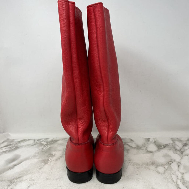 ROOTS WOMEN'S BOOTS red 7/7.5