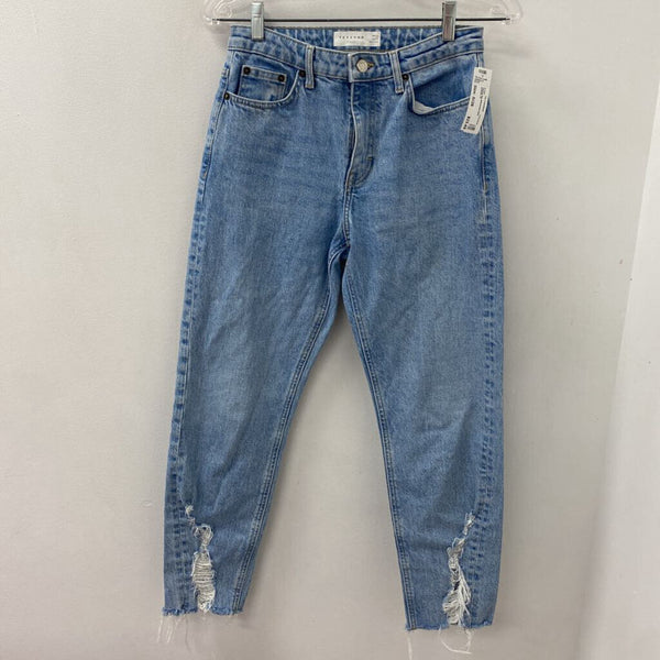 TOPSHOP WOMEN'S JEANS blue S/28