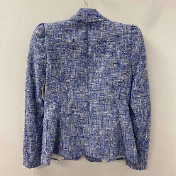 JUDITH & CHARLES WOMEN'S BLAZER/JACKET blue white 2