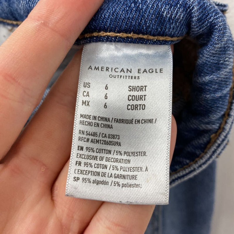 AMERICAN EAGLE WOMEN'S JEANS blue 6