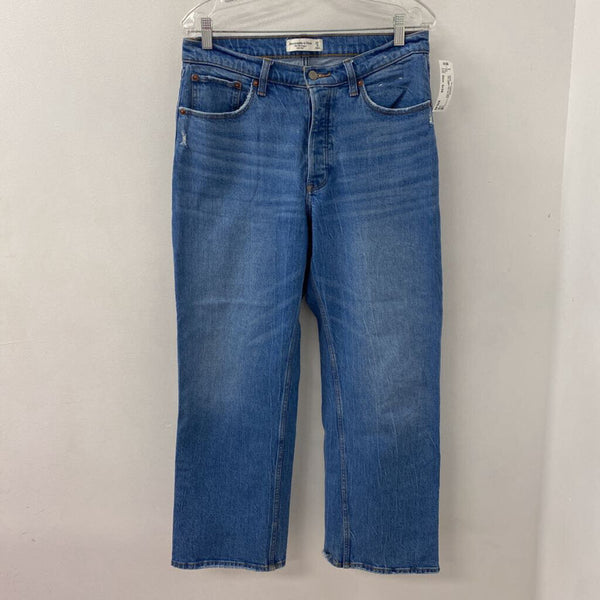 ABERCROMBIE & FITCH WOMEN'S JEANS blue S/29