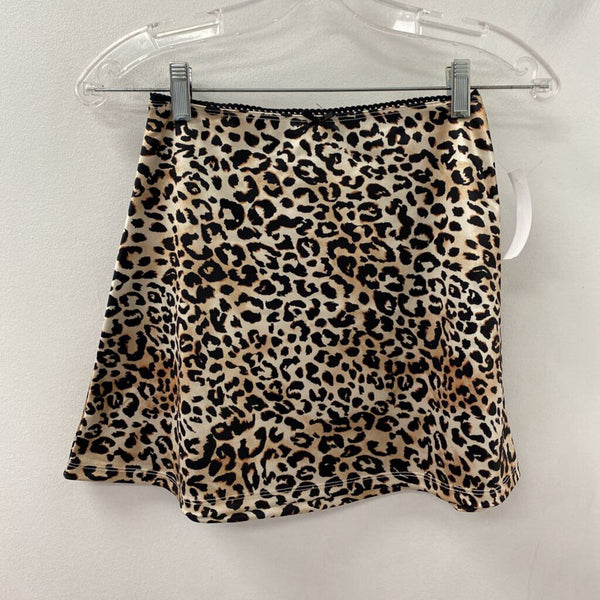 WOMEN'S SKIRT leopard black mix XS