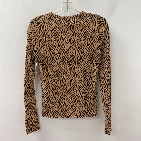 ZARA WOMEN'S TOP animal print M