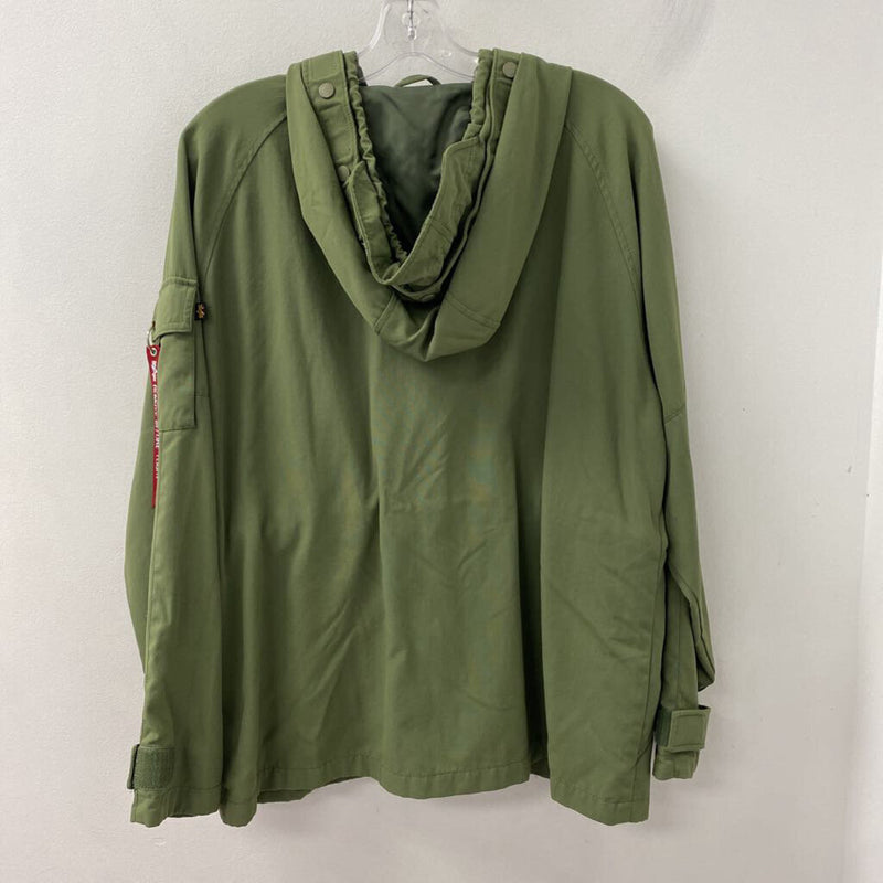 ALPHA INDUSTRIES WOMEN'S COAT army green XL