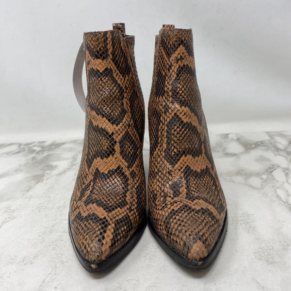 MARC FISHER WOMEN'S BOOTS reptile print 6.5