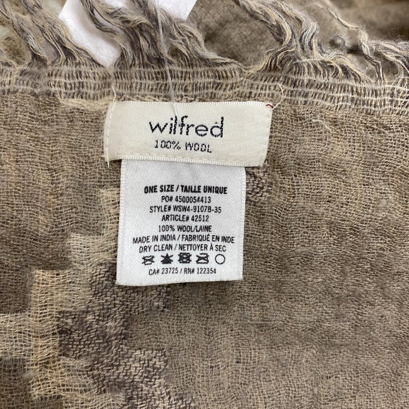 WILFRED WOMEN'S SCARF/SHAWL cream beige