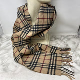 BURBERRY WOMEN'S SCARF/SHAWL camel black red